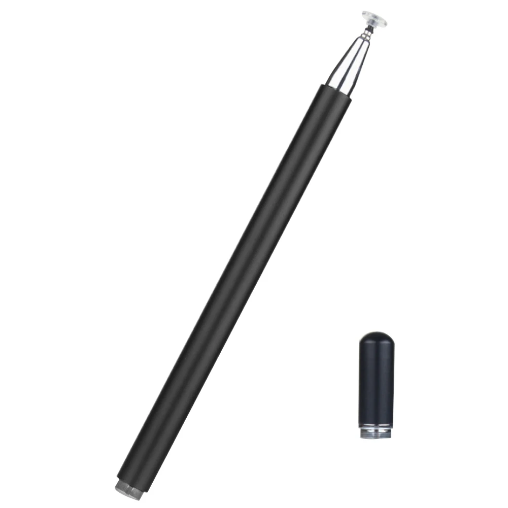 Черный Smart Touch Screen Capacitive Generic Pencil Painting Tablets Sensitive Office Round With Magnetic Home Stylus Pen Writing Metal - Цвета: Черный