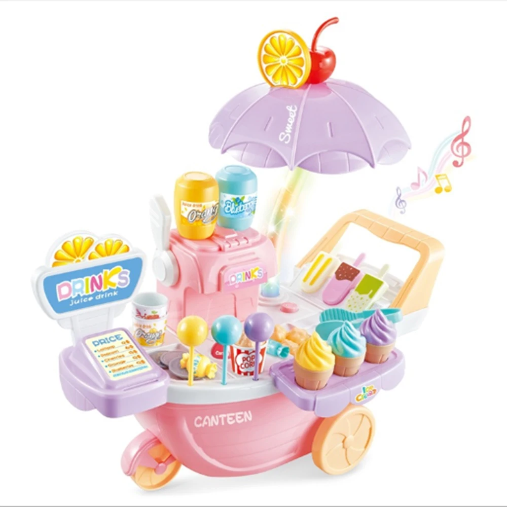 Бесплатная доставка детская вращающаяся платформа Mini Market Sweet|Играем в магазин| |