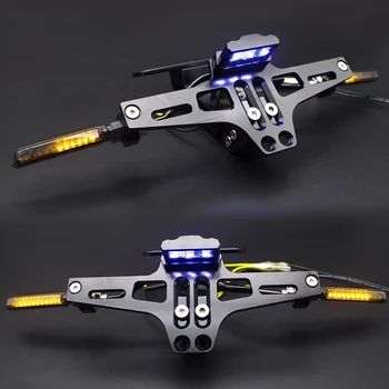 

#c27 Motorcycle License plate frame KAWASAKI kx125 kx250 kx60 kx250f kx85 kxf250 kxf450 ninja 250r 300 650 sticker moto parts