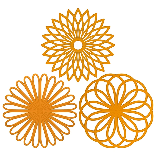 Orange set of 3