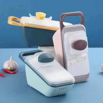 

Veggie Chopper Vegetable Slicer Multi-function Kitchen Accessories Cutter Shredder Peeler Potato Wire Grater for Kitchen 4 Blade