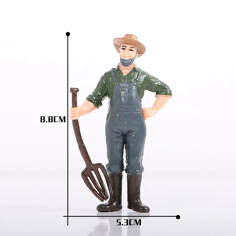 Simulation Farmer Modell Figur Action figuren Pädagogisches Spielzeug für 