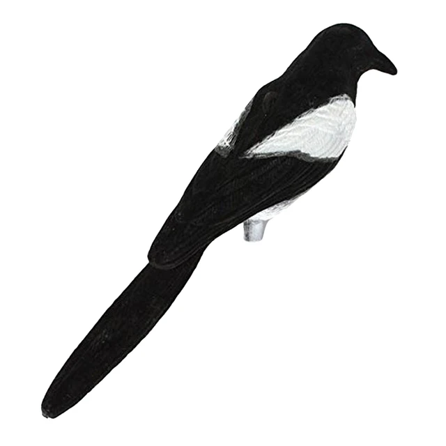 Teljes Test Realisztikus Magpie Csaló Vermin Lövés Vadászdekoráció Kerti Állati Madár Dekoráció Dísz - Image 3