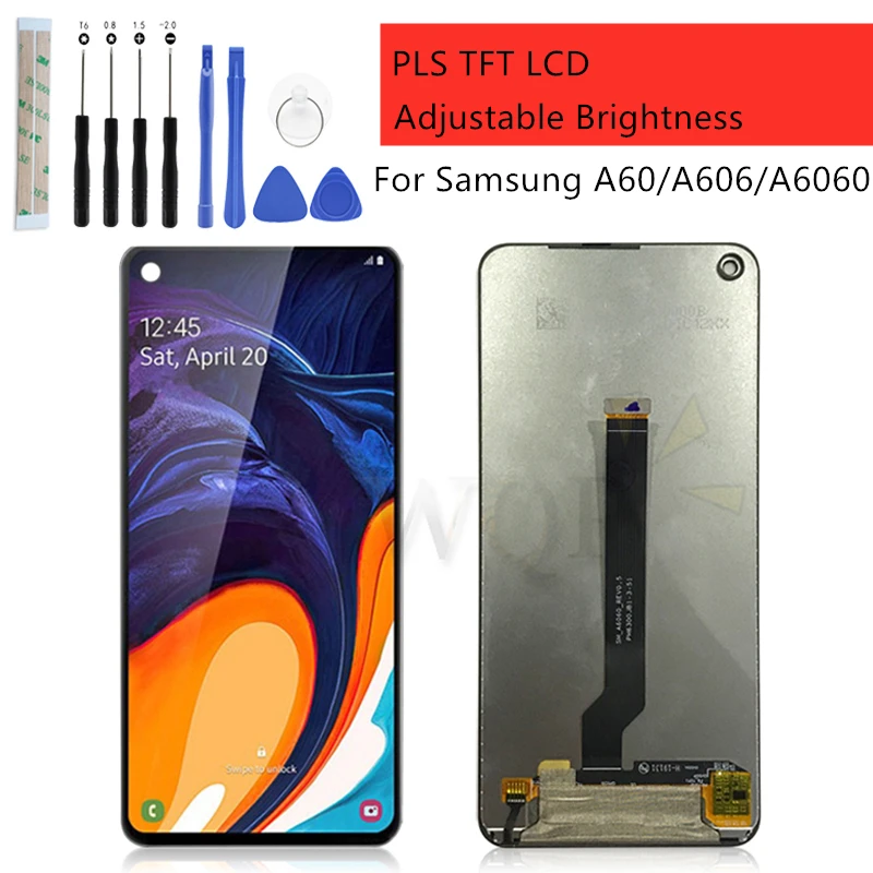 

6.3" For Samsung galaxy 2019 SM-A606F/DS SM-A6060 Display Touch Screen Digitizer Assembly For Samsung A60 lcd