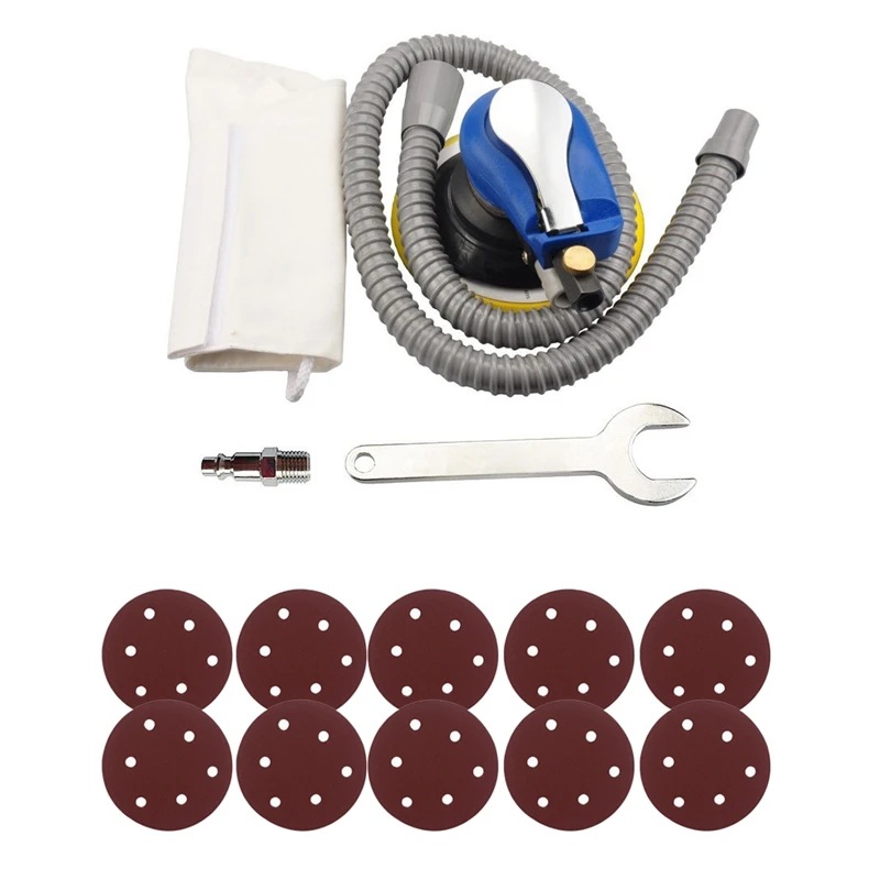

Top-6 inch Pneumatic Air Sander Polisher Air Sander Orbit Sander Orbital Double Action Compressed Air Grinder