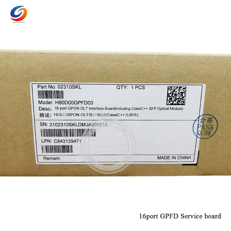 Оригинальная HW 16 портов GPON GPFD плата для Хуа Вэй MA5680T или MA5683T OLT с C + SFP модули