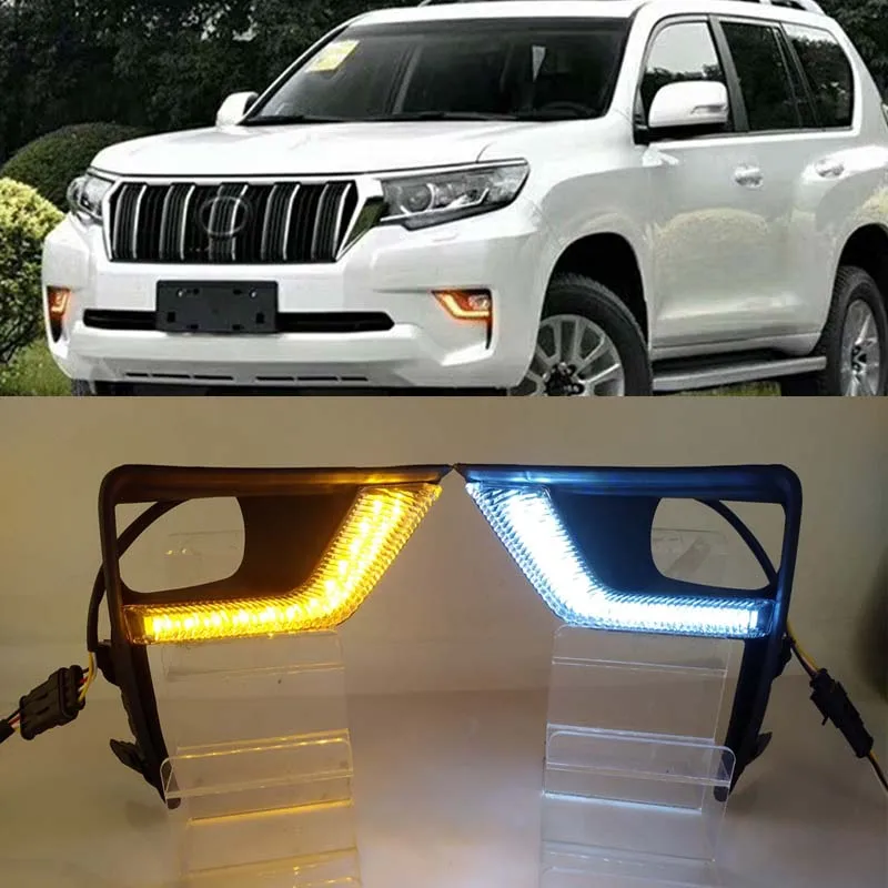 Реле водонепроницаемые дневные ходовые огни 12 В для Toyota Land Cruiser Prado FJ150 2018 2019 DRL с