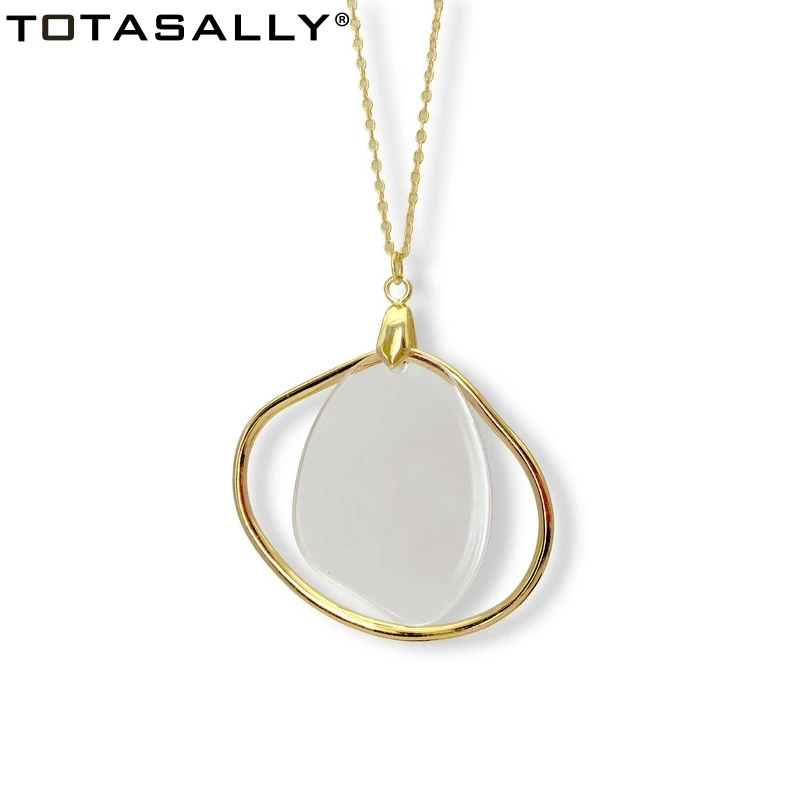 Модное шикарное ожерелье подвеска TOTASALLY дизайнерская большая гео из акрилового