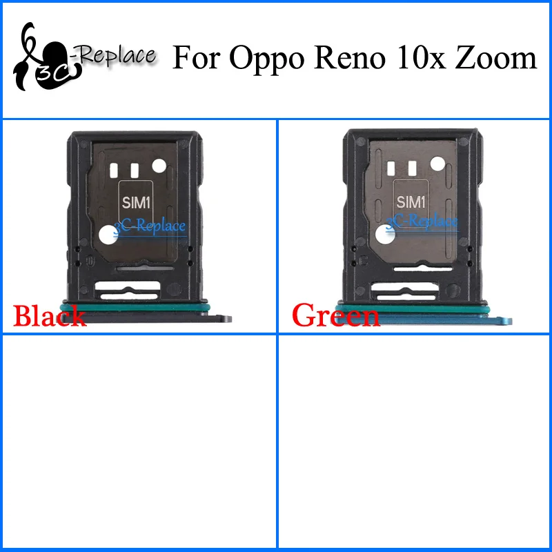 Для Oppo Reno 10x Zoom CPH1919 PCCT00 PCCM00 sim-лоток держатель карт Micro SD слот запчасти адаптер для sim-карты запасные части