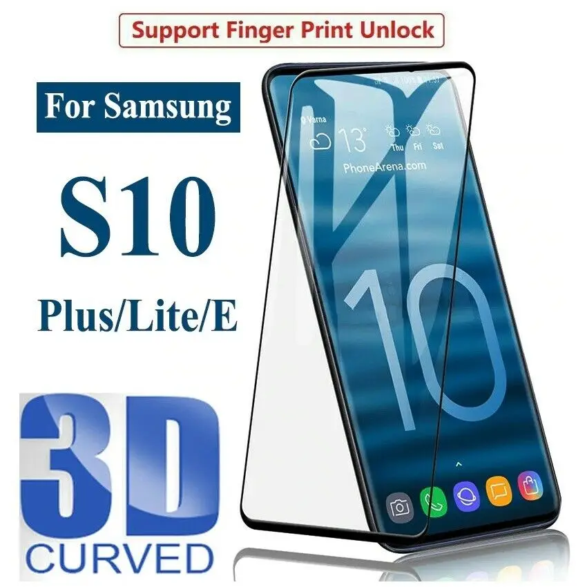 3D полное изогнутое покрытие из закаленного стекла для samsung Galaxy S10E S10 5G S9 S8 Plus S7 S6 Edge Note 8 9 Защитная пленка для экрана