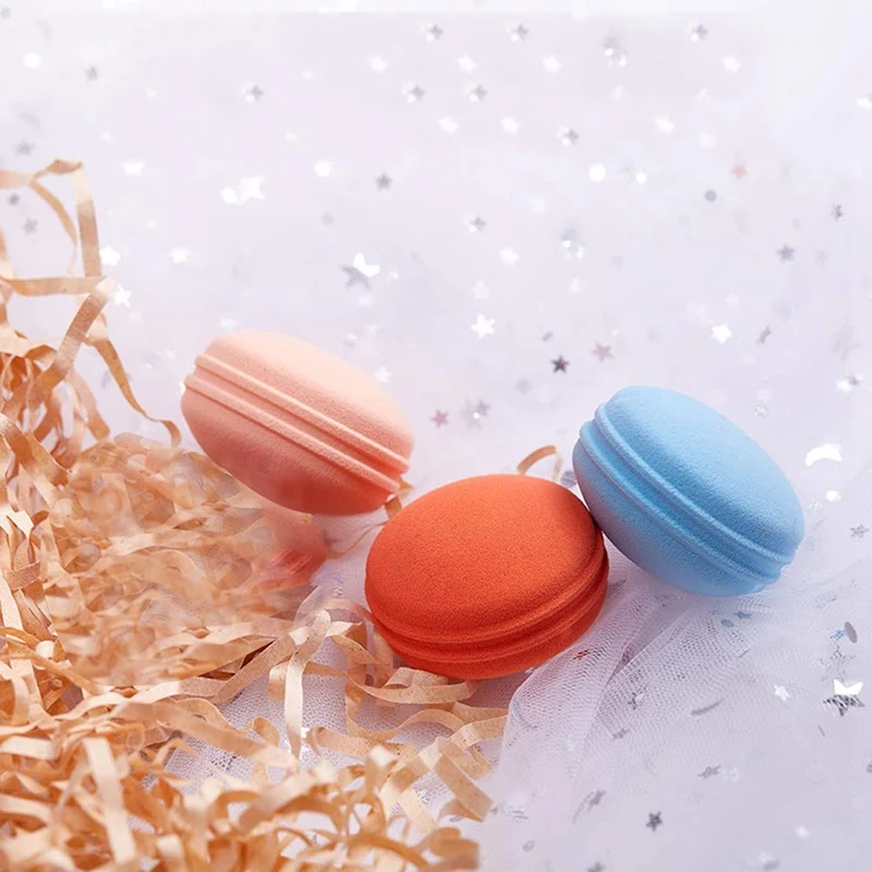 Macaron Sponge Egg Makeup Sponge макияж яйцо мытье лица многофункциональная пуховка Влажная и сухая не есть порошок для основы, Crea