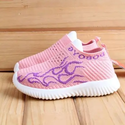 3186pink Babu детская обувь Осенняя дышащая детская спортивная обувь для мальчиков и девочек функциональная обувь детская беговая Обувь - Цвет: 3186pink