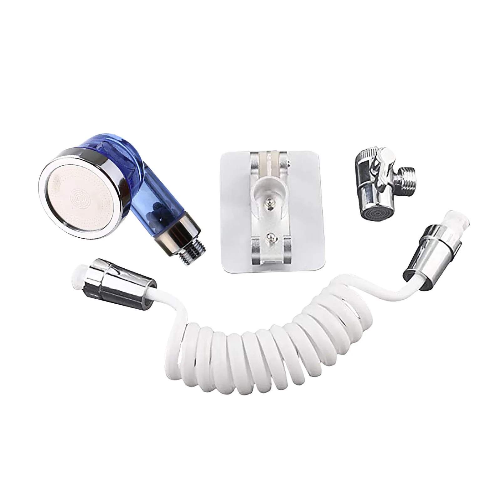 Bathroom Shower Head Faucet External Hand Shower Bidet Sprayer Faucet Filter Flexible Suit Wash Hair Kitchen Sink Tap Save Water