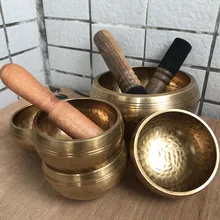 Гималайский ручной гонг, чакры, медитация чаша декоративная-настенная-посуда Йога тибетский буддийский латунная Поющая чаша Гималайский ручной гонг, чакры, медитация чаша декоративная-настенная-посуда Йога тибетский буддийский латунная Поющая чаша