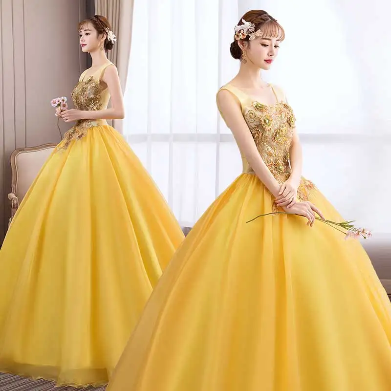 Vestidos дебютанты Бальные платья Иллюзия бальное платье золотые аппликации из бисера пышные платья для выпускного вечера Vestidos Para