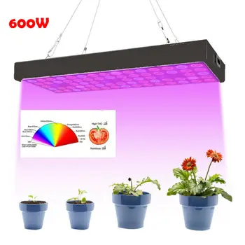 

2020 HOT Functional 600W LED Full Spectrum LED Plant Grow Light Lamps For Flower Plant Veg Hydroponics System Grow/Bloom Tent