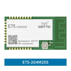 E75-2G4M20S JN5168 Zigbee 2,4 ГГц 100 мВт беспроводной передатчик приемник SMD 20dBm PCB IPEX 2,4 ГГц rf приемопередатчик модуль