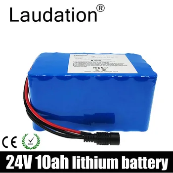 

Laudation 24V 10ah Electric bicycle Lithium Ion Battery 24V 29.4V 10000mAh 15A BMS 250W 350W 18650 Battery Pack Wheelchair Motor
