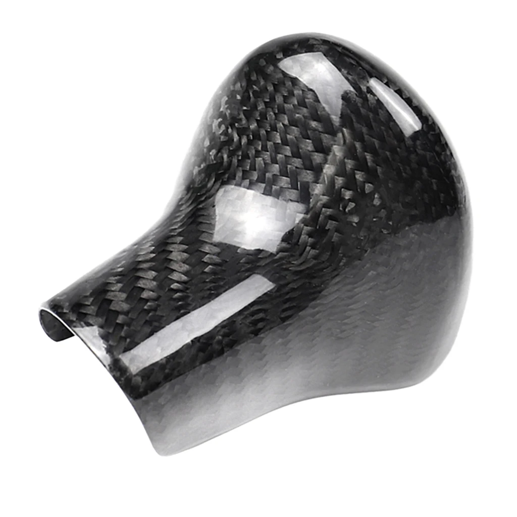 Car Interior Styling Carbon Fiber Gear Shift Knob Gear Head Sticker Cover for Audi A4 B8 A5 S5 A6 C7 A7 Q5 Q7