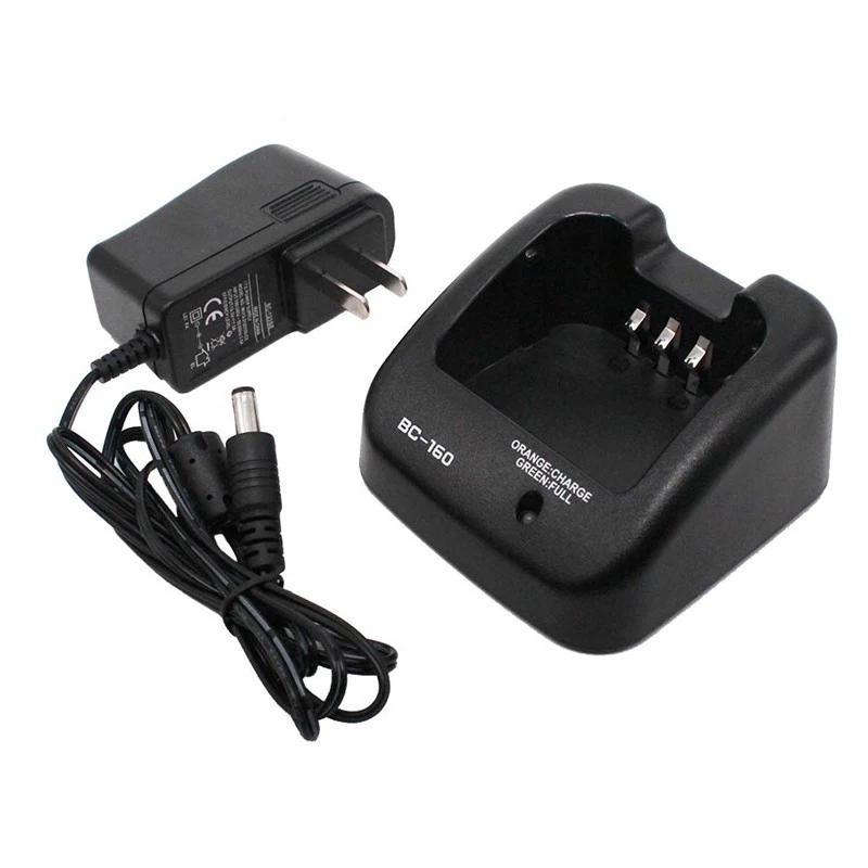 

BC-160 Charger for IC-F33 IC-F43 IC-F3021 IC-F4021 IC-F24 IC-F3013