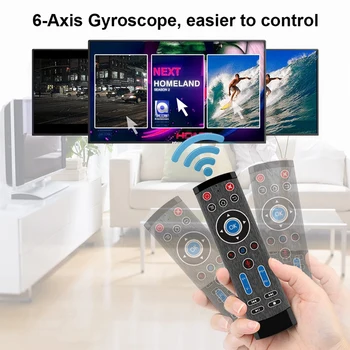 

T1 Max Voice Remote Control 2.4GHz Wireless Air Mouse Gyro for Android TV BOX/Google TV