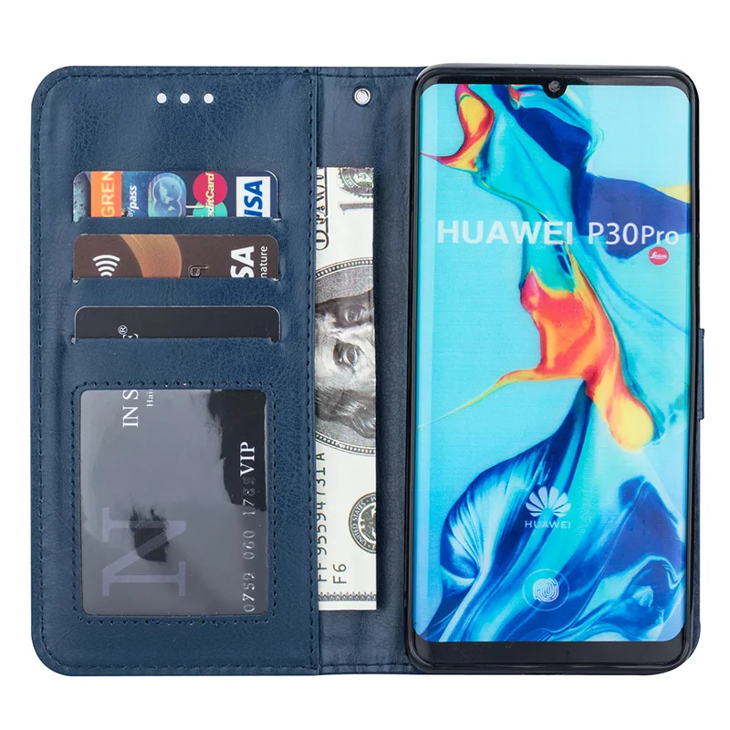 Роскошный кожаный чехол для huawei mate 20 10 Lite Pro P20 P30 Pro Lite P Smart Plus Y7, чехол-бумажник с откидной крышкой и подставкой для карт