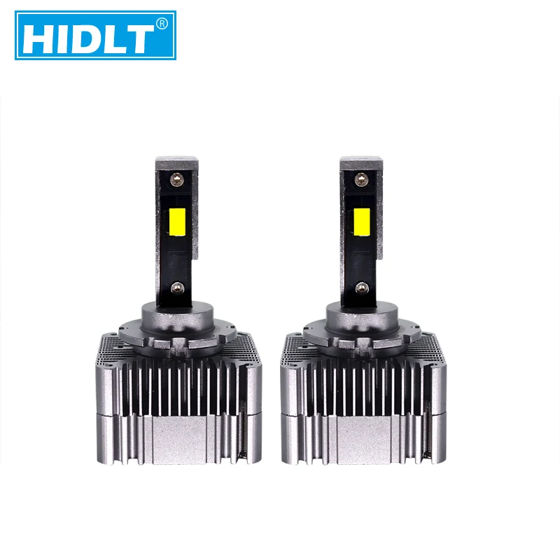 HIDLT 2PCS Non-Destructive D5S D8S M10 LED Headlight Lamp Bulb D1S D2S D3S D4S 90W 10000LM 6000K White Canbus No Error Car Light