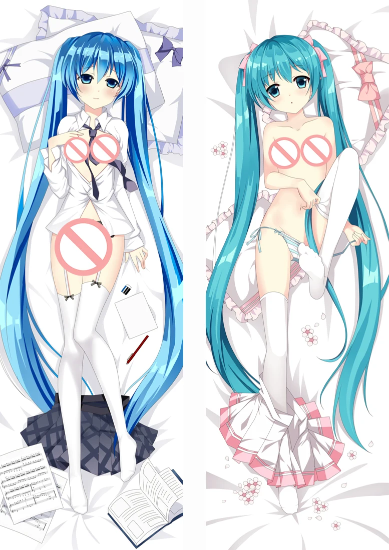 Аниме Vocaloid Bookaroido Dakimakura Чехол персонажи певица девушка Мику Хацунэ и лука мегурин Болстер чехол объятия наволочка