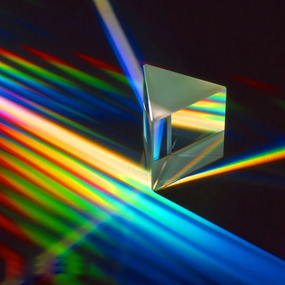 

Optical Glass Triangular Prism Rainbow Lens K9 Experimental Equipment Mitsubishi Refractor Photography Mirror Teaching Tool