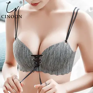 Bras Spring Summer Sexy Lingerie Push Up Bra For Small Breast Girl Lovely  Bralette Breathable Soft Thin Cup Plunge Deep U Brassiere From 9,48 €