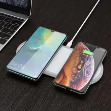 10 Вт Быстрое беспроводное зарядное устройство для Apple iPhone 11 11 Pro Max 8 8 Plus 10 зарядная станция база для Allpe Smart Watch 5 4 3 2 Airpods