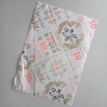 

FDA Custom Design for Food/Chocolate/Burger/Donut Packaging Waxed Wrapping Paper