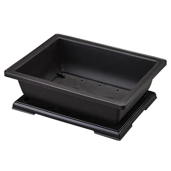 

Plastic Plant Pot Window Garden Rectangular Planter Box Bonsai Succulent Flower Box Saucer Nursery Basin Planter Imitation