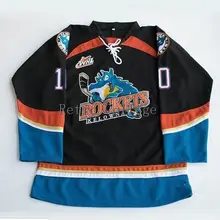Kelowna Rockets 10 Дункан Кит Черный Ретро Возврат хоккейная Джерси Вышивка сшитая Настроить любое количество и имя