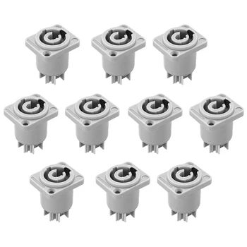 

20pcs/lot NAC3FCA Speakon Plug 3 PIN Male Powercon Connector 20A 250V AC Power Plug Connector Blue