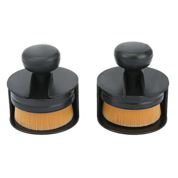 

Flat Round Matte Makeup Brushes O-Shape Portable Makeup Beauty Cosmetics Brushes Foundation Brush Cream Powder Makeup Tool