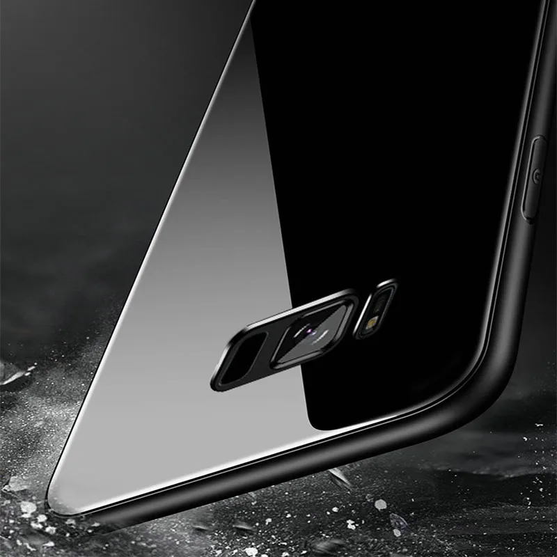Роскошный стеклянный зеркальный чехол YueTuo для Samsung Galaxy J5 j7 prime j2 j4 core j5prime j7prime силиконовый Жесткий чехол для телефона