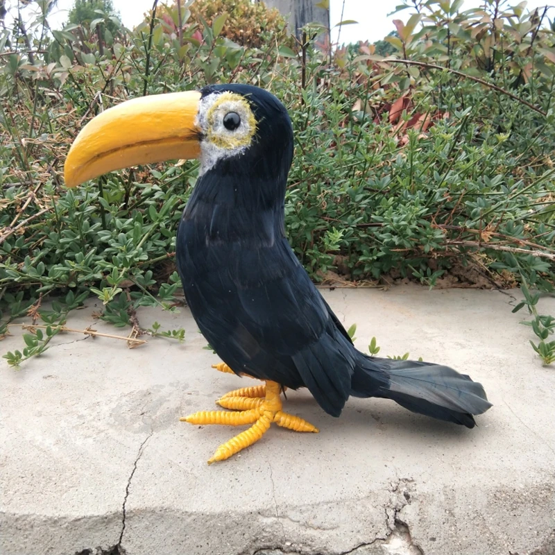 Игрушка для сада черные перья примерно 30 х25 см | Игрушки и хобби