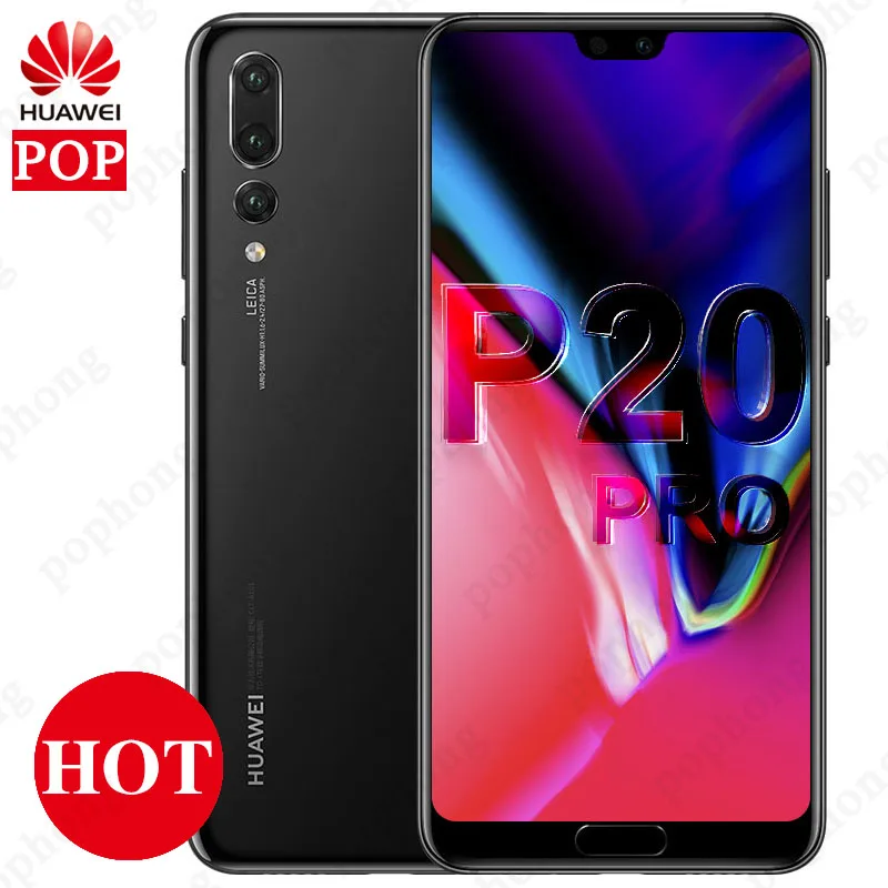 6 1 дюймов huawei P20 Pro мобильный телефон Kirin 970 Восьмиядерный Android 8 SuperCharge 4000mAh