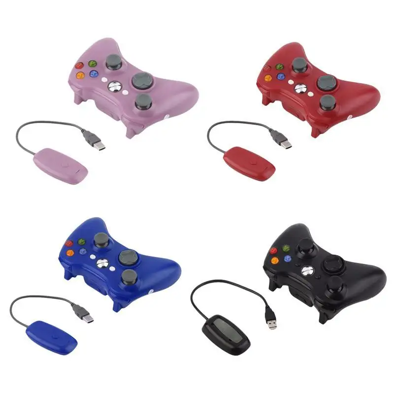 2,4G беспроводной геймпад для Xbox 360 консоль контроллер приемник контроллер для microsoft Xbox 360 игровой джойстик для PC win7/8/10