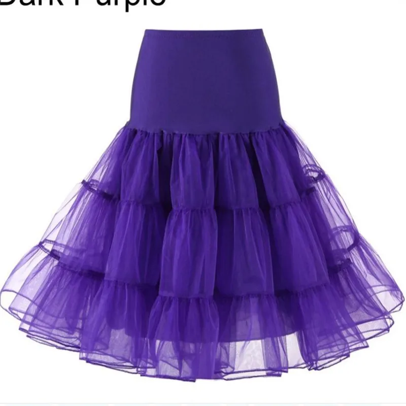 Ваша Primavera 2020! Enagua de Cosplay para mujer enaguas 65 см Lado hasta la rodilla Falda corta boda 3 capas All d|Юбки| |