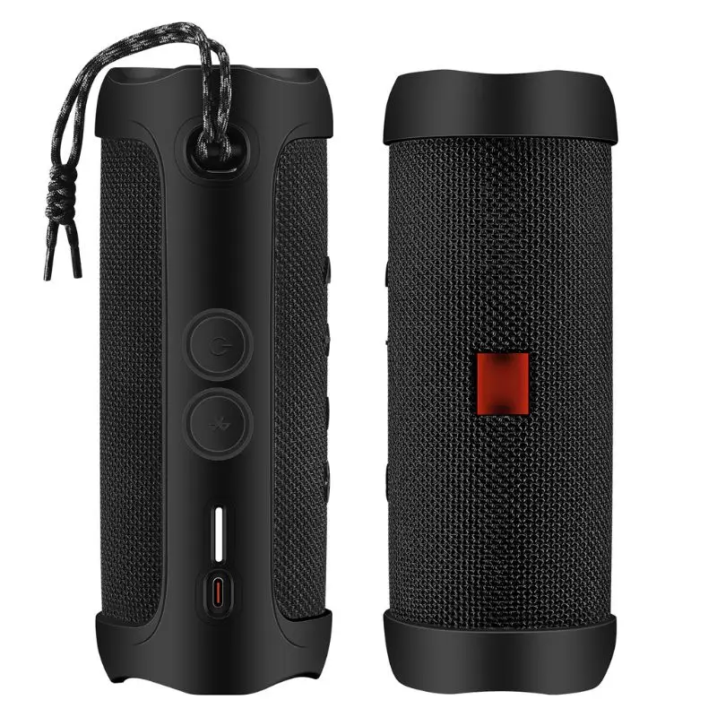 Силиконовый защитный чехол с карабином для флип 5 bluetooth-динамиков