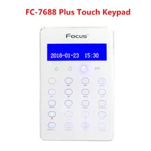 FC-7688 плюс Проводная сенсорная клавиатура для FC-7688 TCP IP gsm GPRS сигнализация система PSTN сигнализация