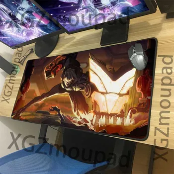

XGZ Large Gaming Mouse Pad Lock Edge Anime Violent Boxer Custom Internet Cafe Computer Desk Mat Non-slip for Lol Dota Gamer