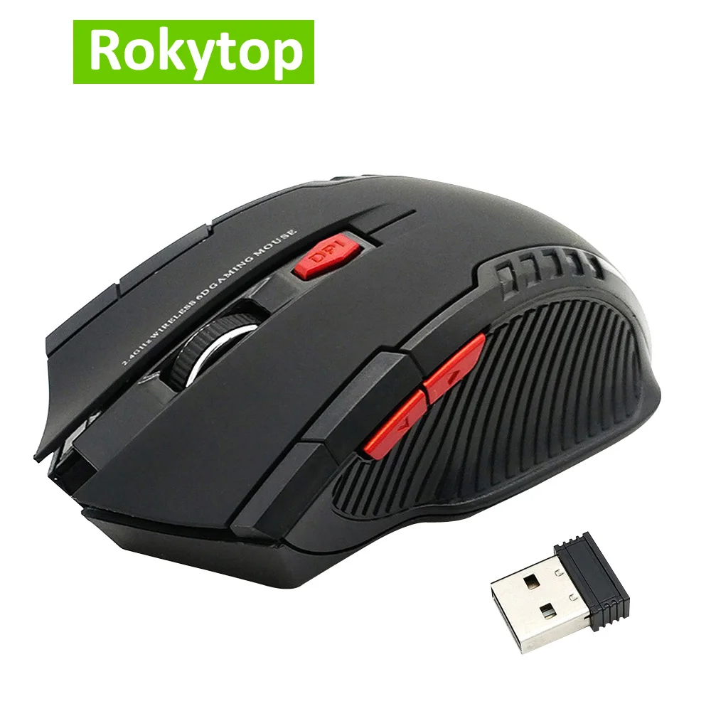 Мышь игровая Беспроводная с USB приемником 2 4 ГГц 2000DPI|Мыши| |