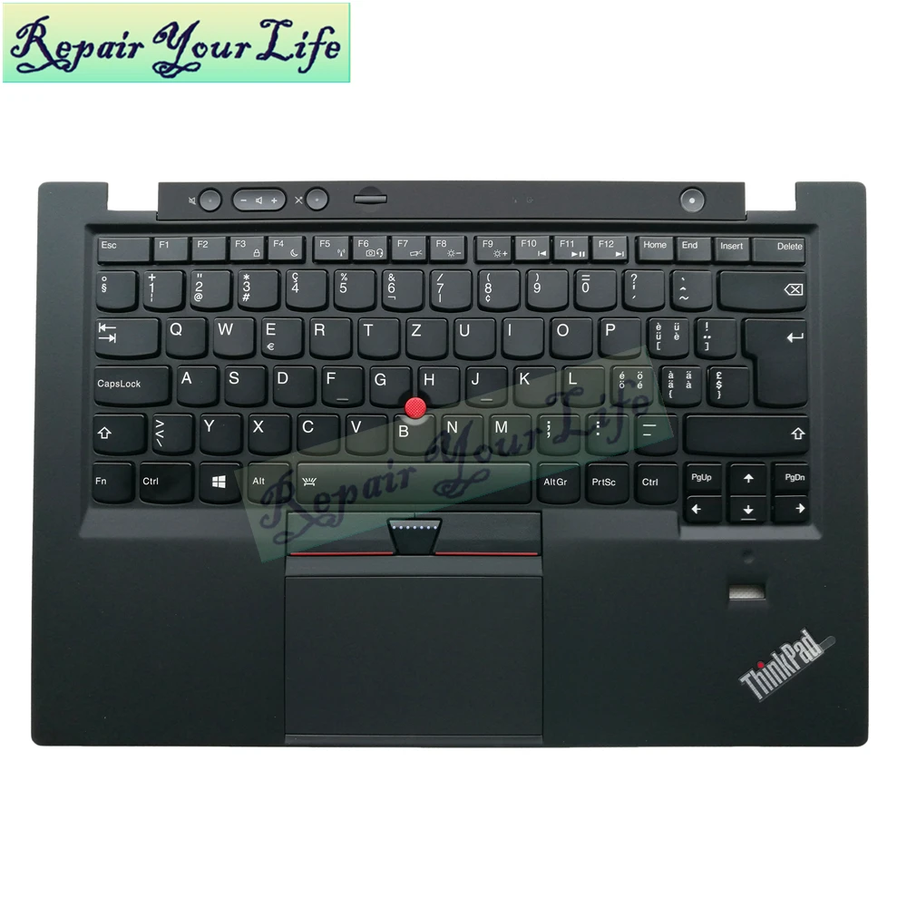 X1 Carbon 1st Gen 2013 Клавиатура для ноутбука lenovo Thinkpad Carbon X1 Gen 1 1st SW клавиатура с подсветкой palmest TOP Case 00HT027