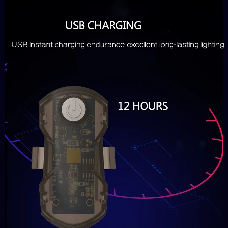 Fishing Rod Sensor Light Night Glowing Fishing Pole Electronic Luminous LED Gravity Induction Lamp Fishing Accessories