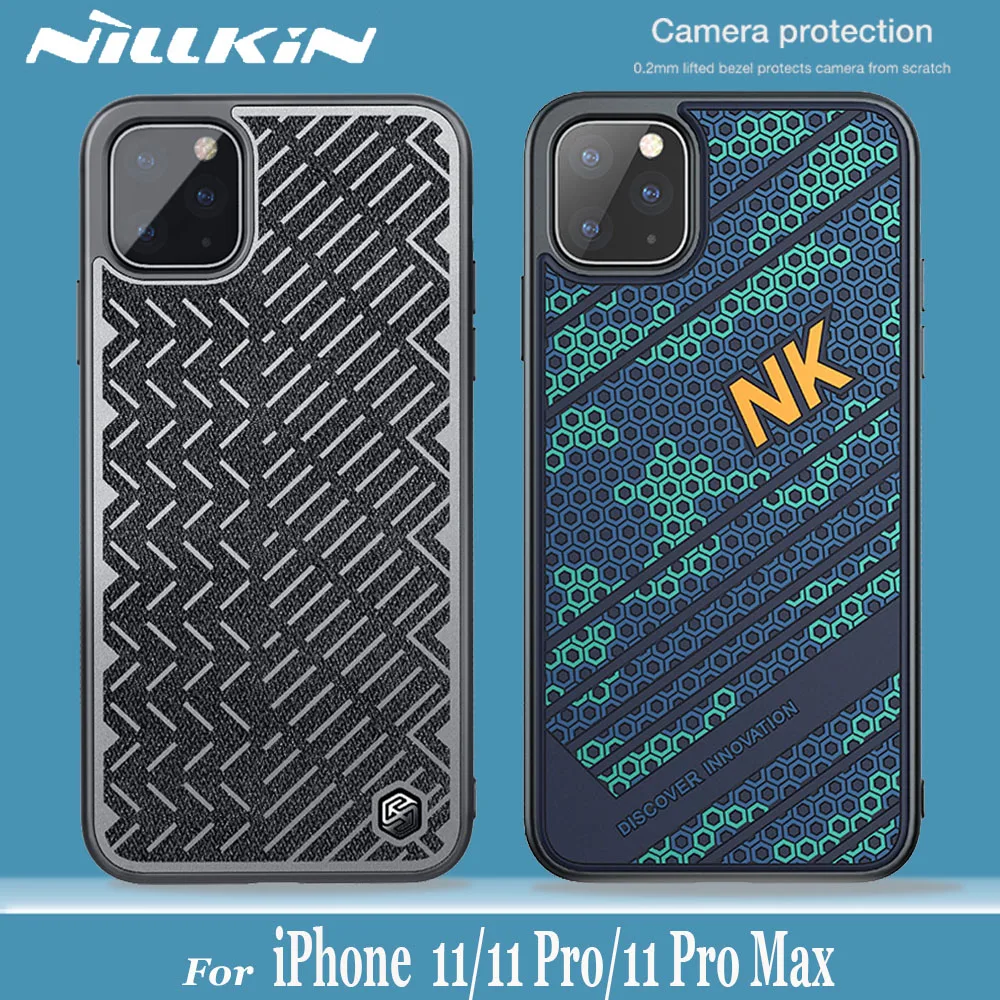 

Nillkin Coque for iPhone 11 11 Pro Max Case Textured Soft Silicone Camera Protection Cover for iPhone11 Pro Max Case Protector