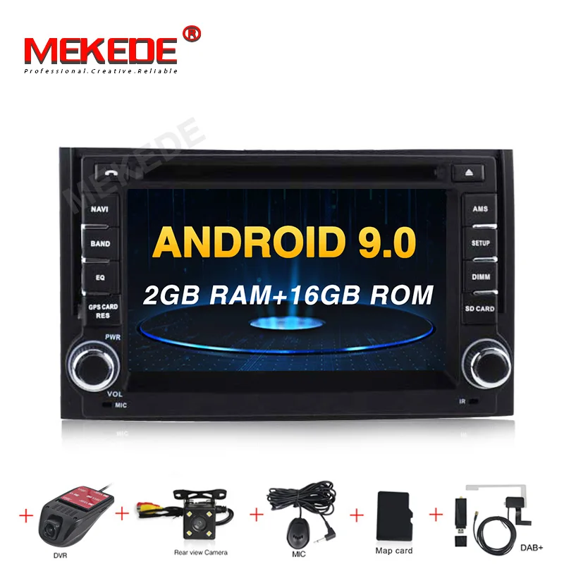 MEKEDE 8core 4G ram 64G rom HD экран автомобиля радио Android9.0 для hyundai H1 grand starex 2007- GPS стерео радио - Цвет: 16G  camera DVR DAB