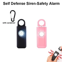 Safety-Alarm Keychain Siren Led-Light Self-Defense Personal Security Women for with SOS